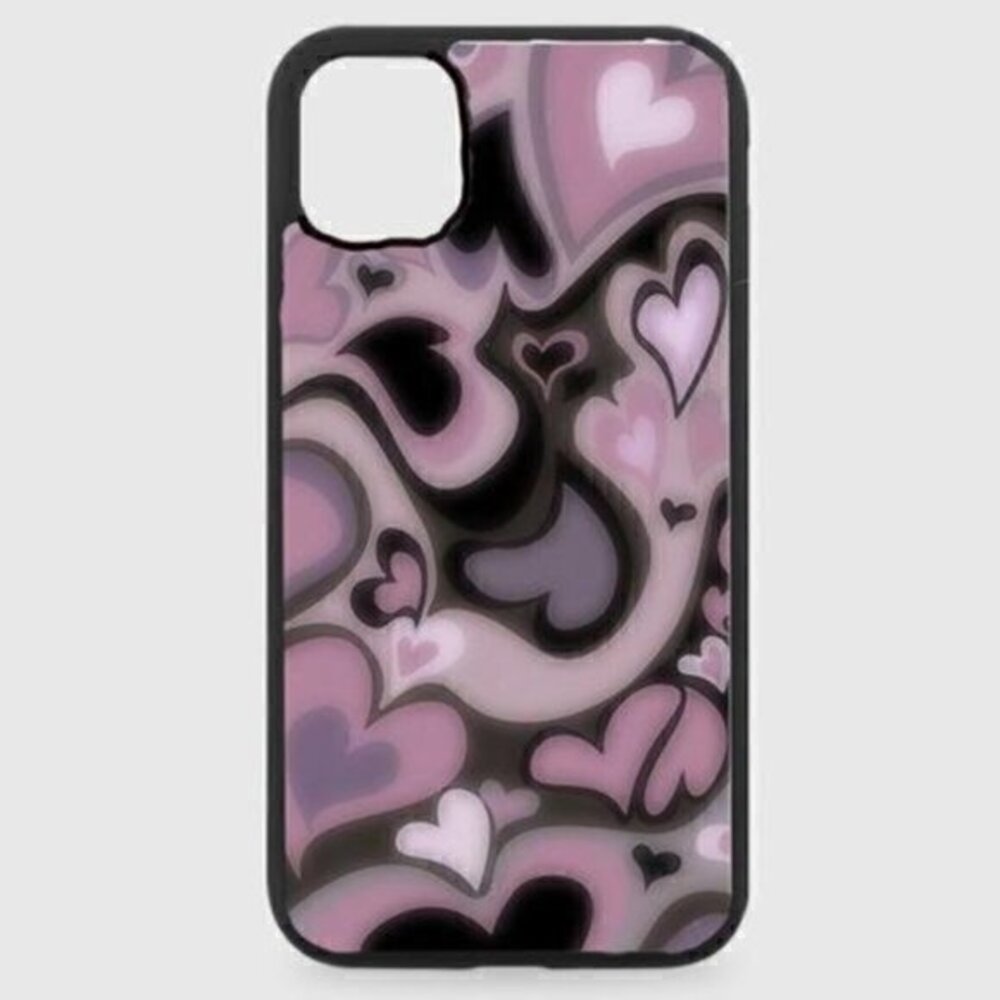 PINK Heart Swirl Phone Case